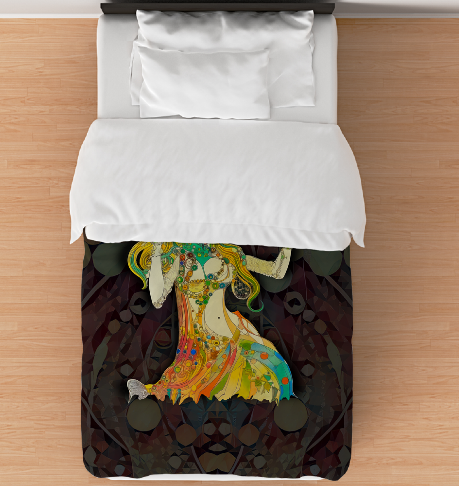 Floral Fantasyland Duvet Cover - Floral Print Bedding.