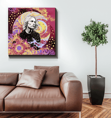 Surfing Vitality Canvas Print - Beyond T-shirts