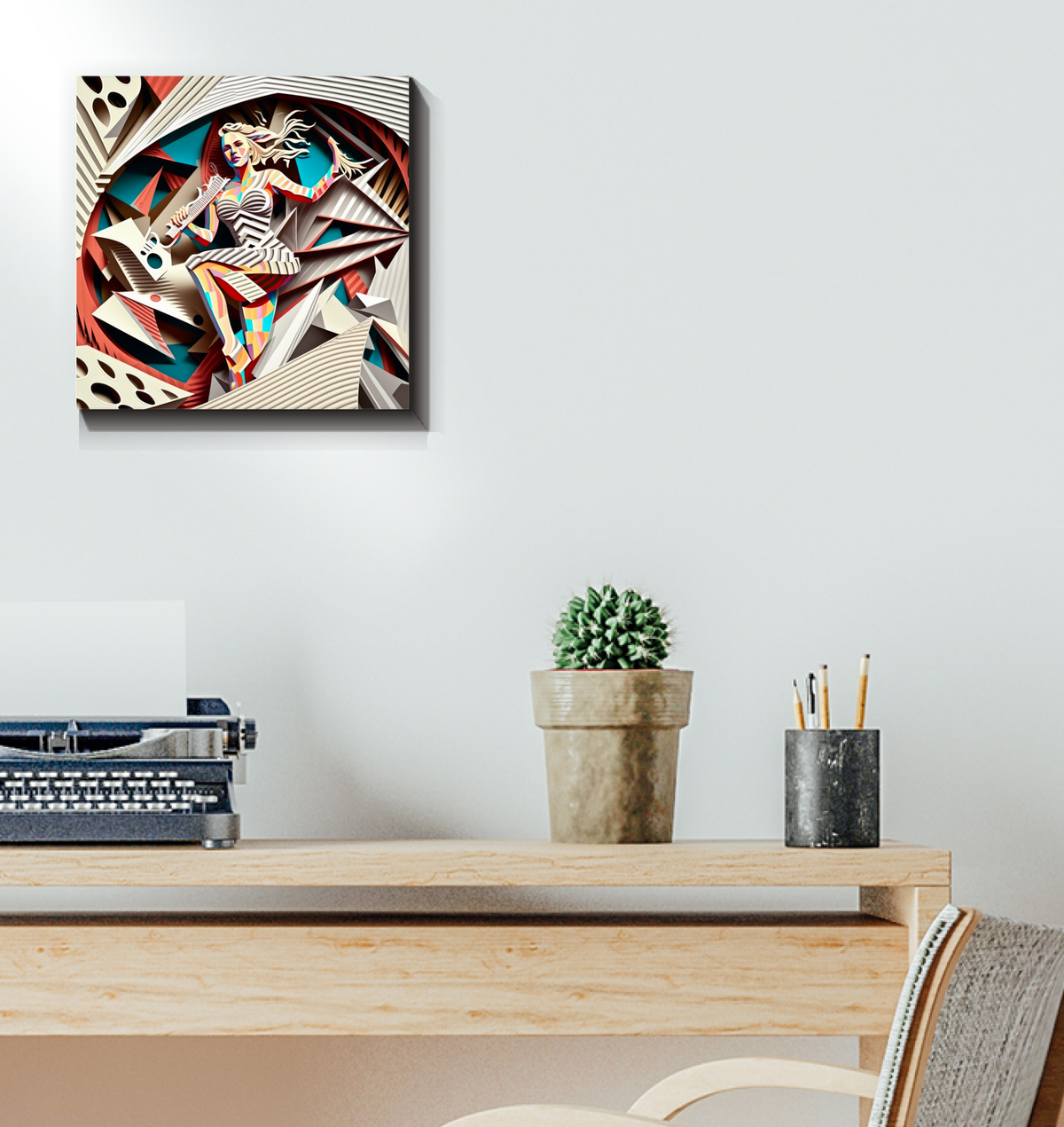 Harmonica Harmony Wrapped Canvas