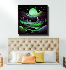 Tranquil Tropics Island Landscape Canvas