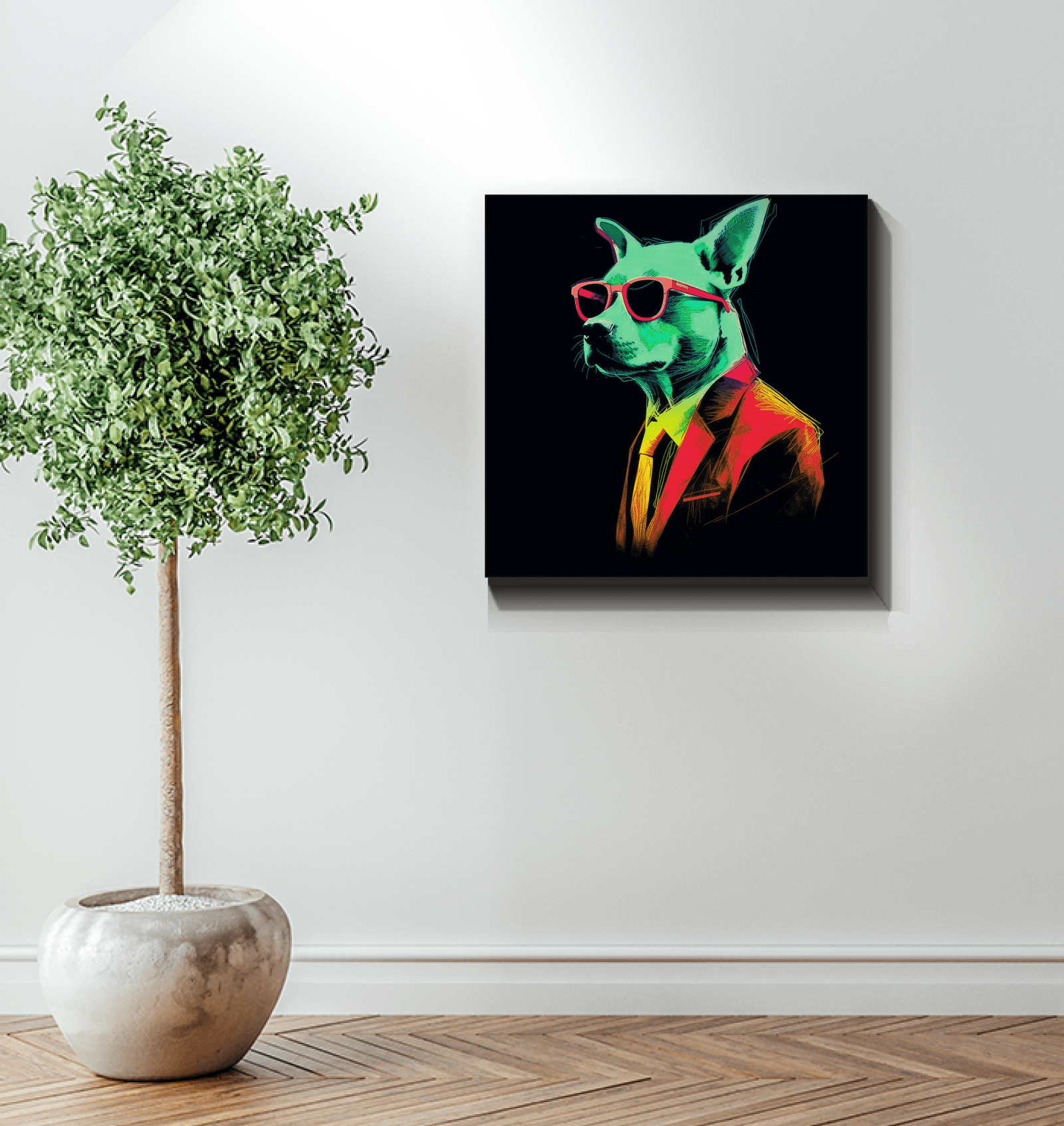 Loyal Companion Canvas Art - Beyond T-shirts