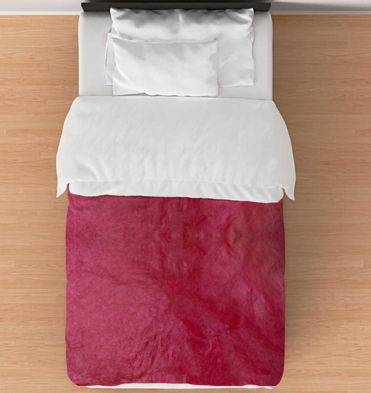 Sateen Stride Texture Duvet Cover