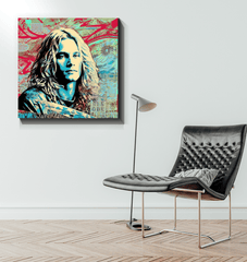 Surfing Tranquility Canvas Art Print - Beyond T-shirts