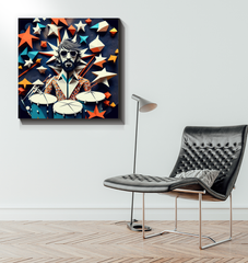 Harmonic Hues Wrapped Canvas