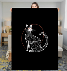 Elegant Siamese Serenity Blanket