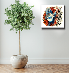 Electro Energy Wrapped Canvas