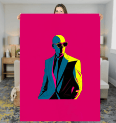 Fashion Fusion Abstract Blanket - Beyond T-shirts
