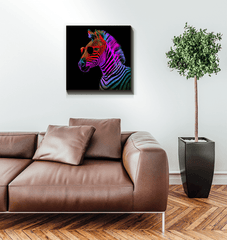 Zebra Harmony Canvas Print - Beyond T-shirts