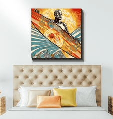 Surfer's Haven Canvas Art - Beyond T-shirts