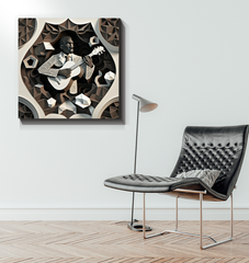 Vocalist's Echo Wrapped Canvas