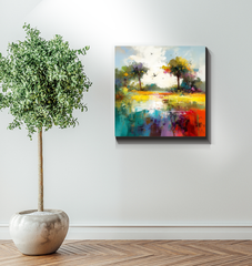 Canyon Adventure Landscape Canvas Print