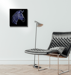 Zebra Grazing Serenity Canvas - Beyond T-shirts