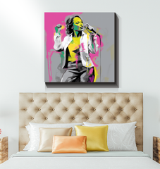 Dreamscape Symphony Minimalist Abstract Wrapped Canvas