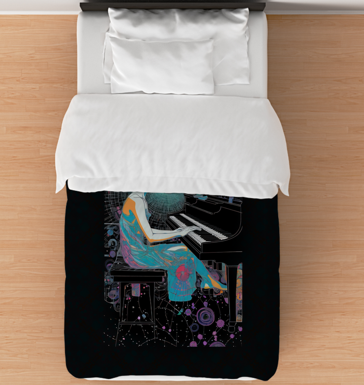 Sunshine Serenade Comforter in a cozy bedroom setting.