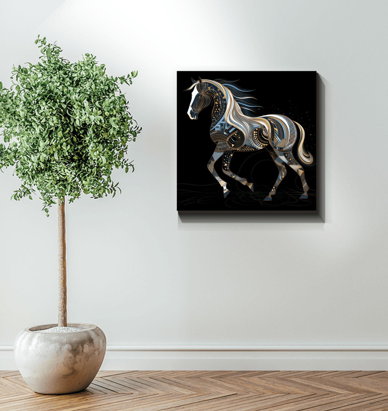 Playful Horse River Splash - Beyond T-shirts