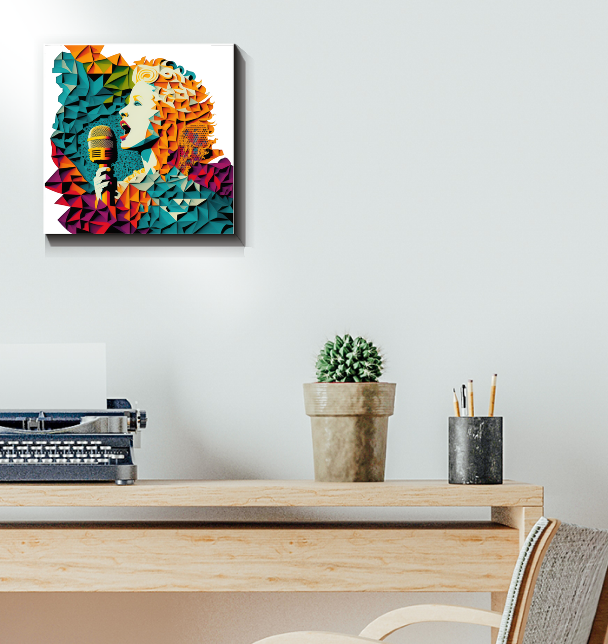 Harmonic Horizons Wrapped Canvas