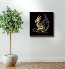 Majestic Dragon Sky Dance Canvas