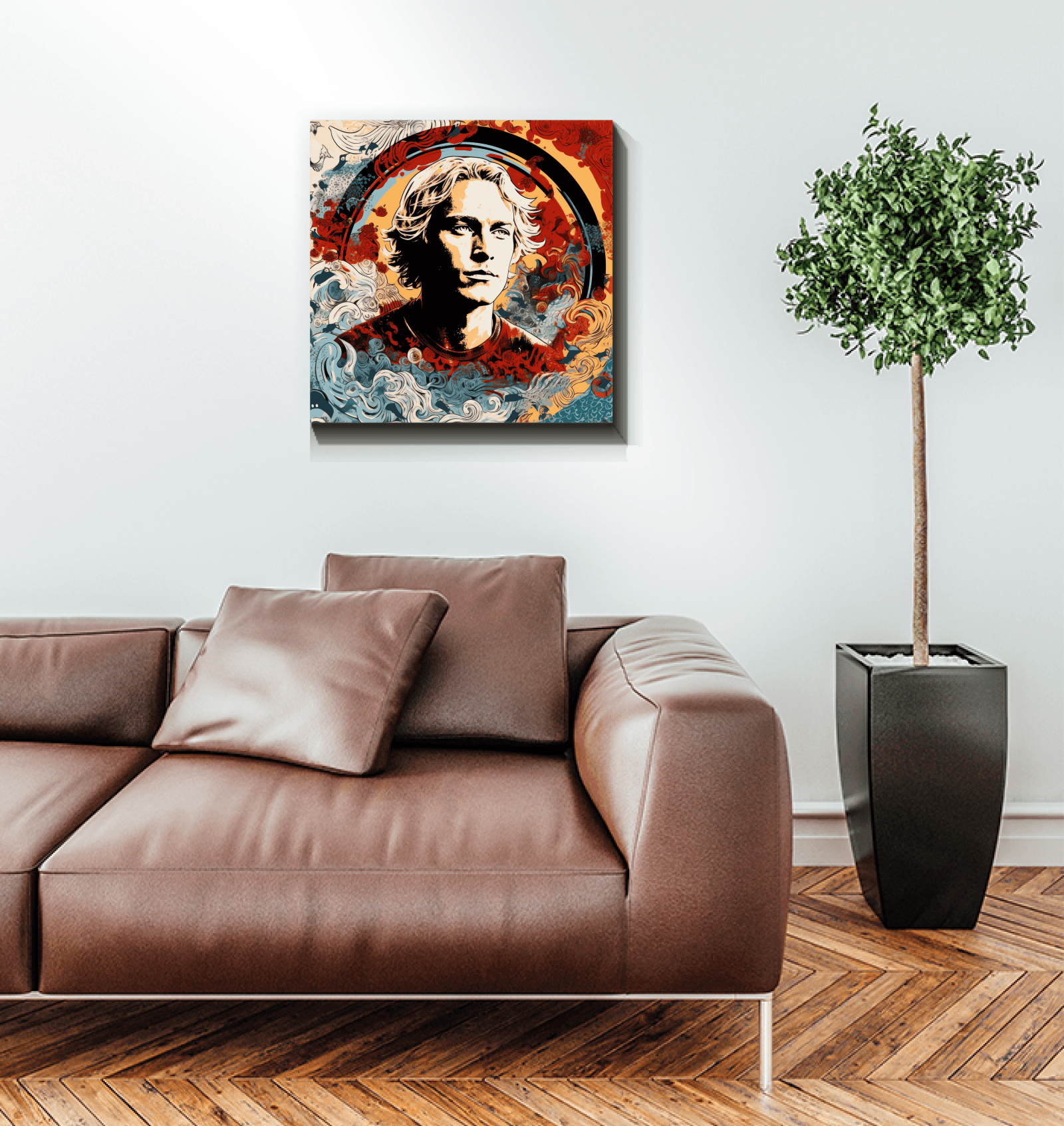 Surfing Euphony Canvas Print - Beyond T-shirts