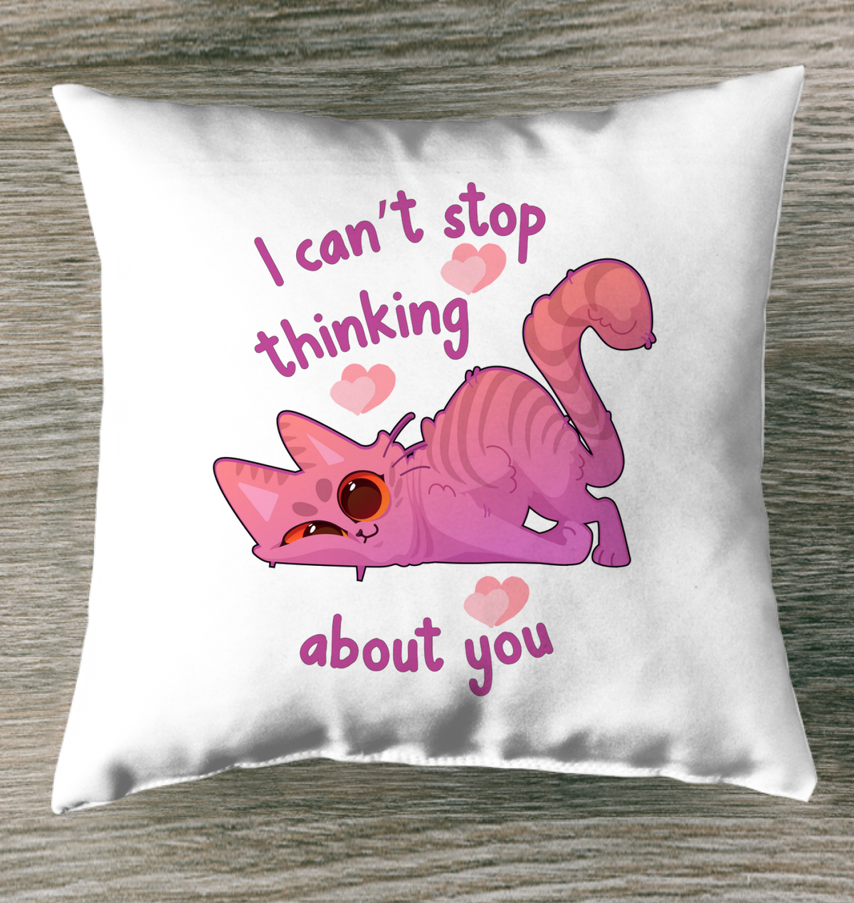 Thinking About You Indoor Pillow