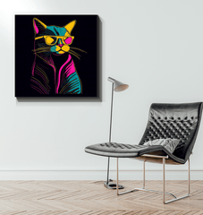 Whiskered Wonder Canvas - Beyond T-shirts