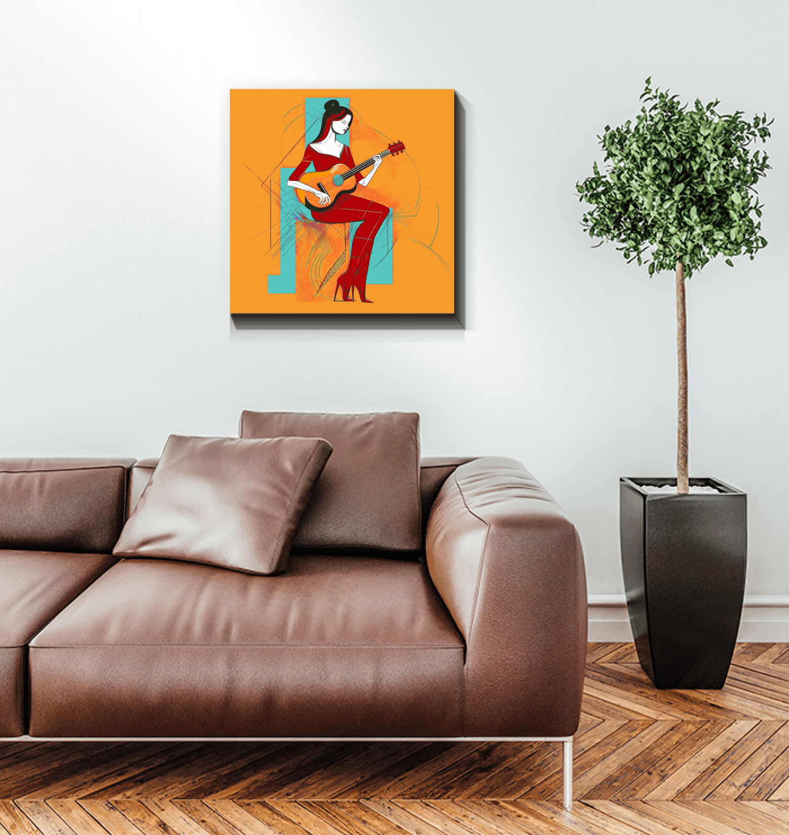 Elegant Couture Escape Wrapped Canvas - Beyond T-shirts