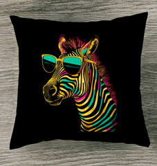 Zebra Mosaic Indoor Pillow - Beyond T-shirts