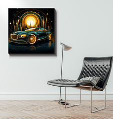 Modern Supercar Wrapped Canvas