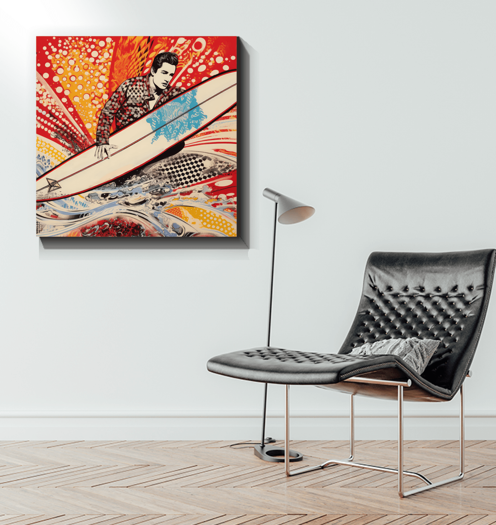 Eternal Surfing Canvas Print - Beyond T-shirts