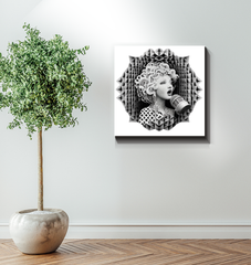 Vinyl Vintage Vibe Wrapped Canvas