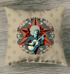 Blues Backyard Outdoor Pillow