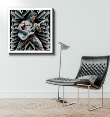 Hip Hop Graffiti Wrapped Canvas