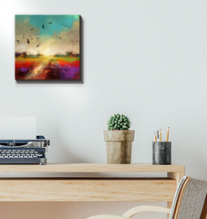 Desert Mirage Wrapped Canvas