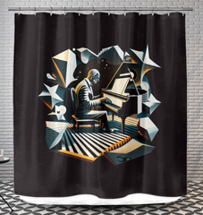 Acoustic Ambiance Shower Curtain