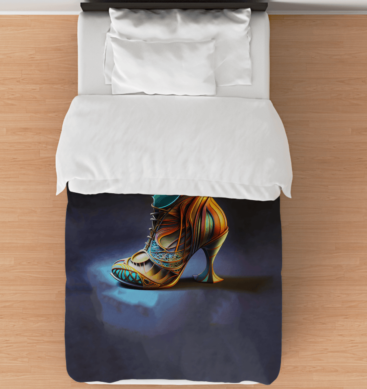 Futuristic Shoe Dreams Bedding Ensemble - Beyond T-shirts