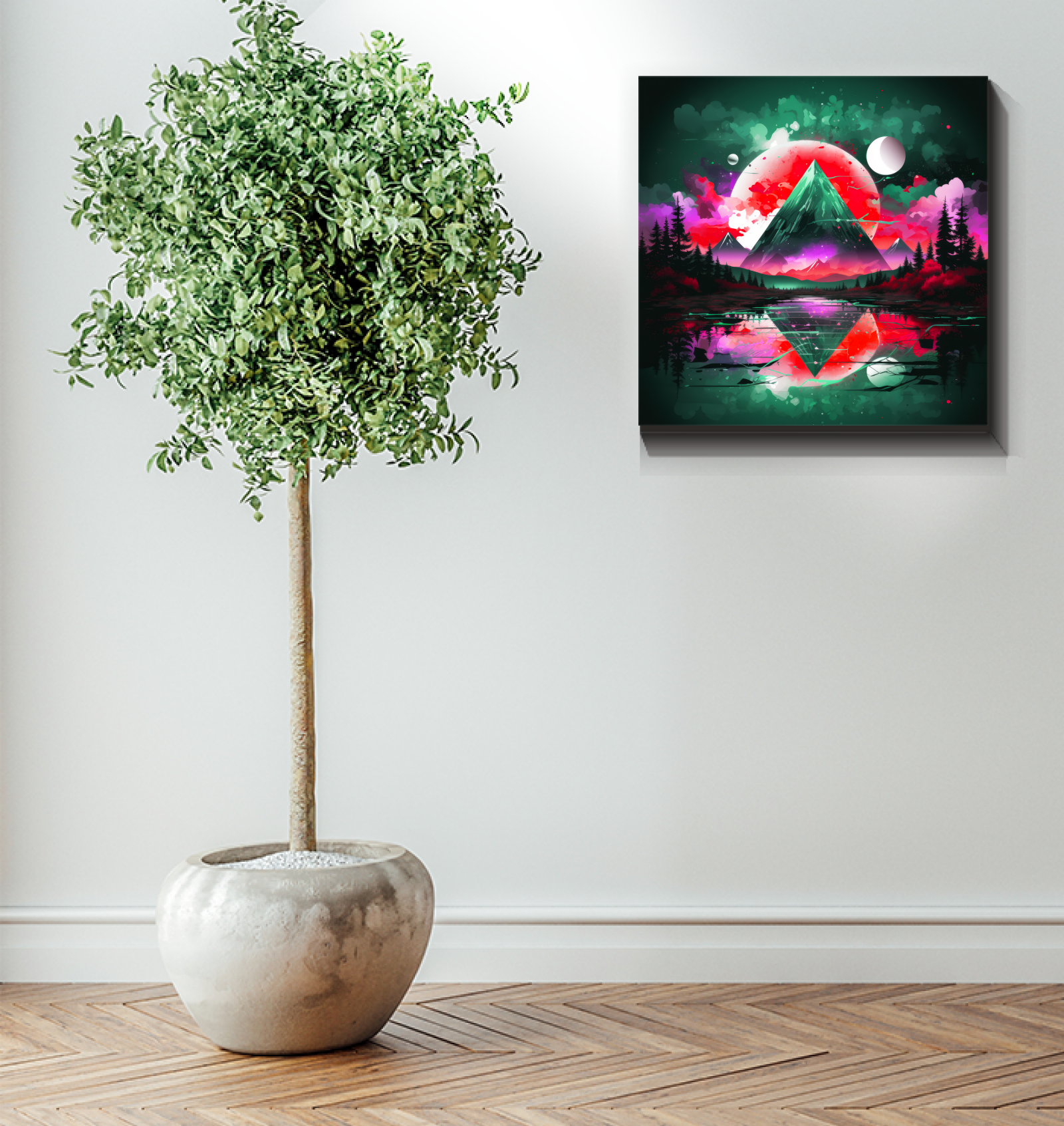 Enchanted Estuary Peaceful Landscape Canvas