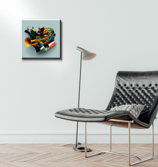 Disco Fever Wrapped Canvas