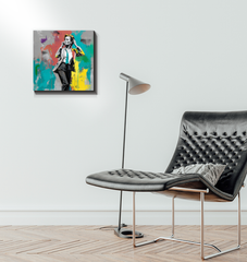Nature's Symphony Minimalist Abstract Wrapped Canvas