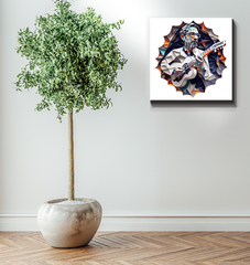 Melody Mountains Wrapped Canvas