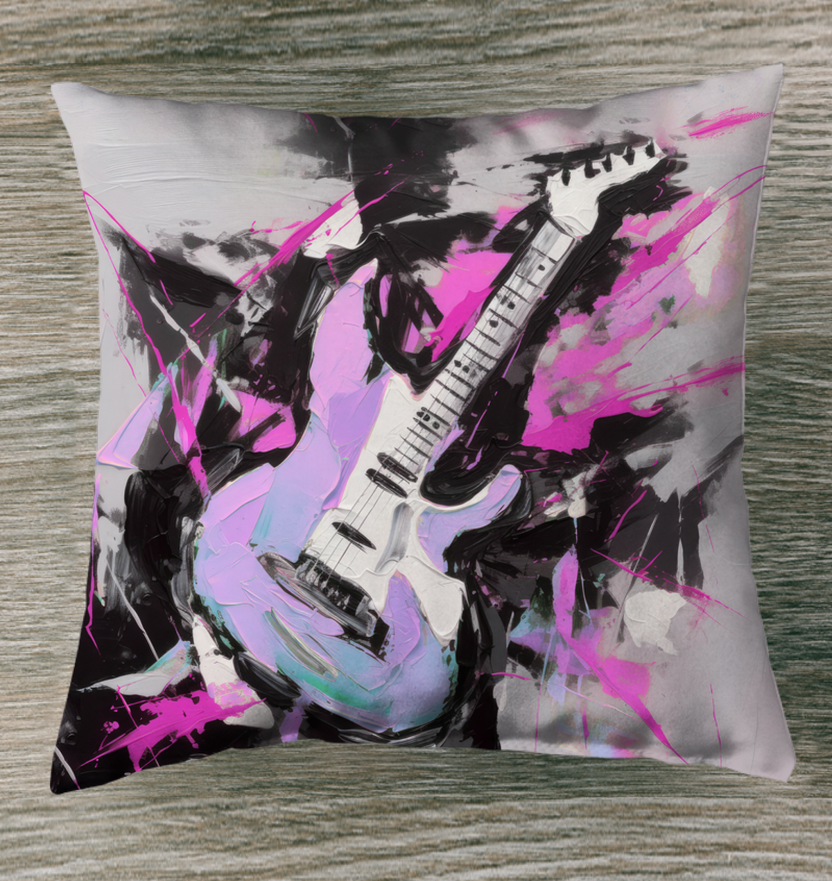 Tranquil Abstract Outdoor Pillow