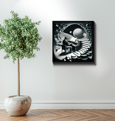 Lyrical Landscape Wrapped Canvas
