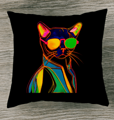 Elegant Whiskers Indoor Pillow - Beyond T-shirts