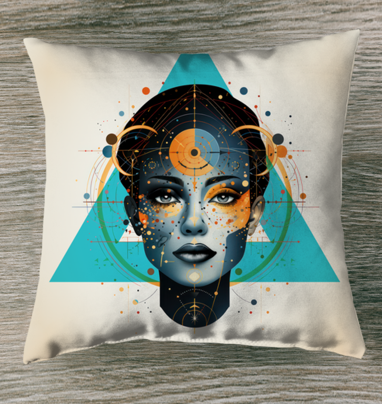 Artistic Alfresco Pillow