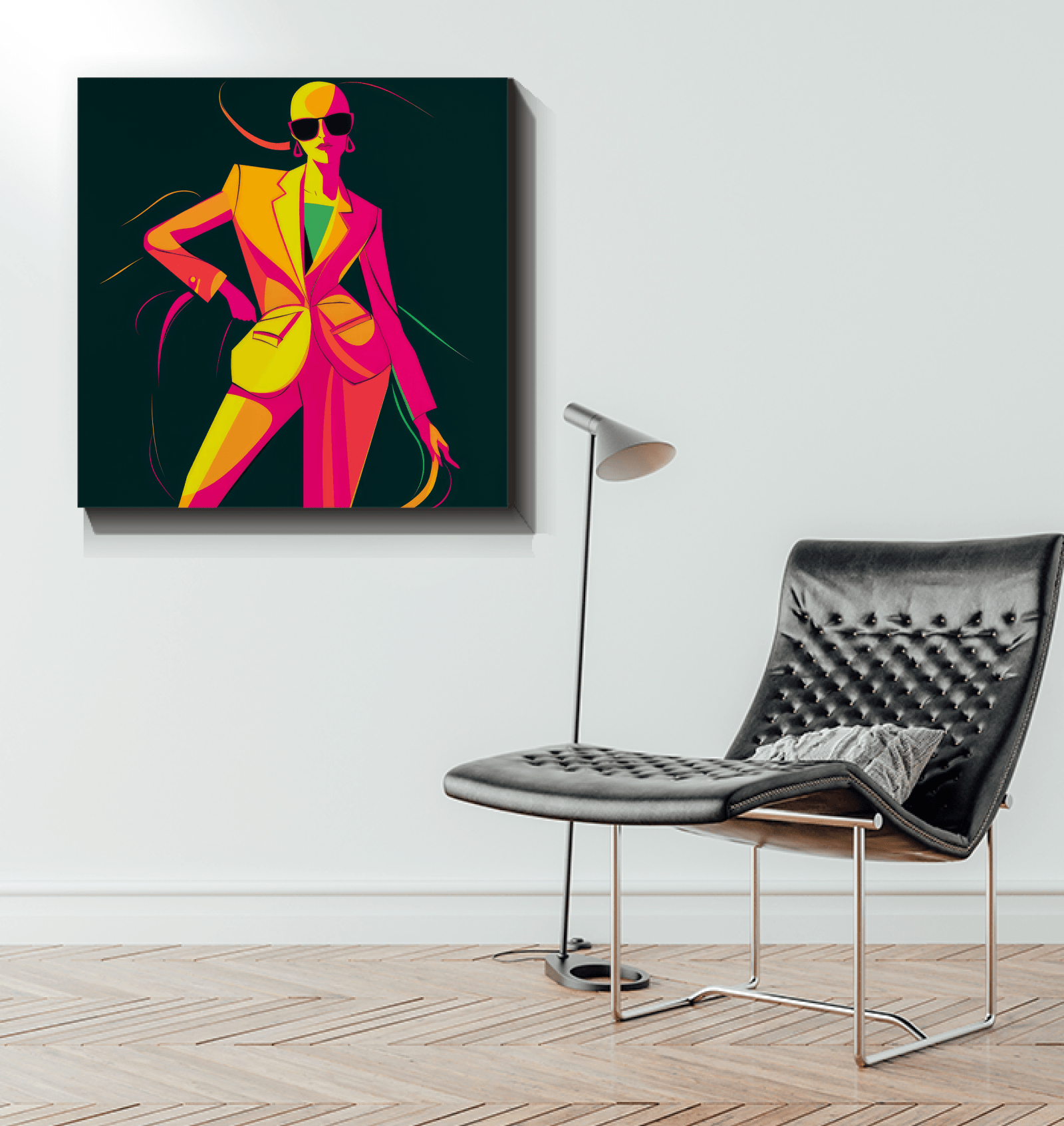 Vogue Vibes Runway Canvas Print - Beyond T-shirts