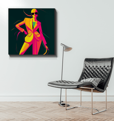 Vogue Vibes Runway Canvas Print - Beyond T-shirts