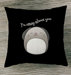 I’m Crazy About You Outdoor Pillow