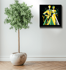 Runway Glamour Fashion Art Canvas - Beyond T-shirts