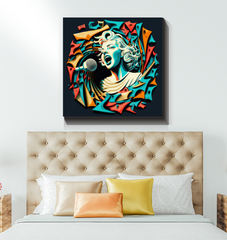 Vinyl Revival Wrapped Canvas