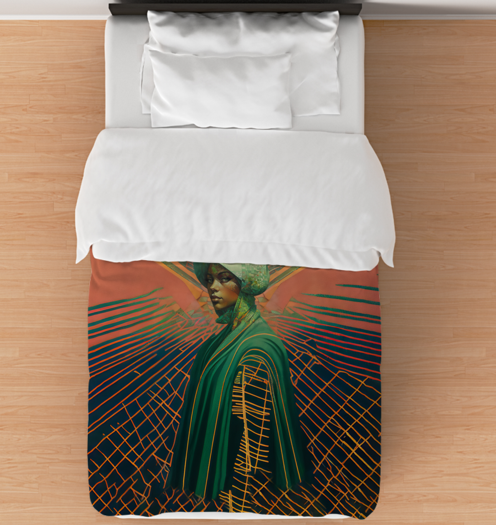 Urban Tranquility Beyond Style duvet cover with serene design.