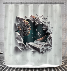 Symphony Streams Shower Curtain