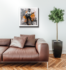 Elegance in Simplicity Minimalist Abstract Wrapped Canvas